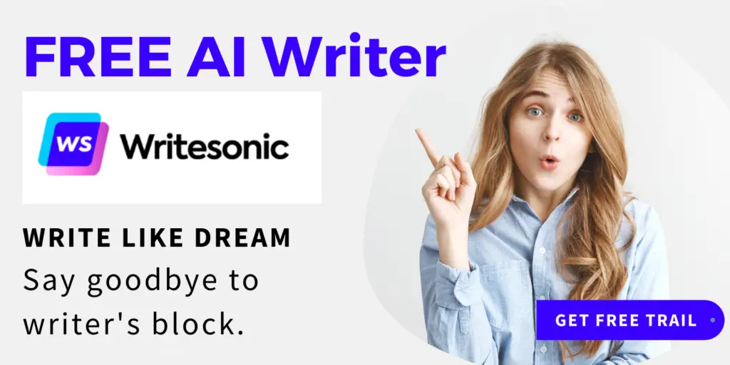 Writesonic free trial